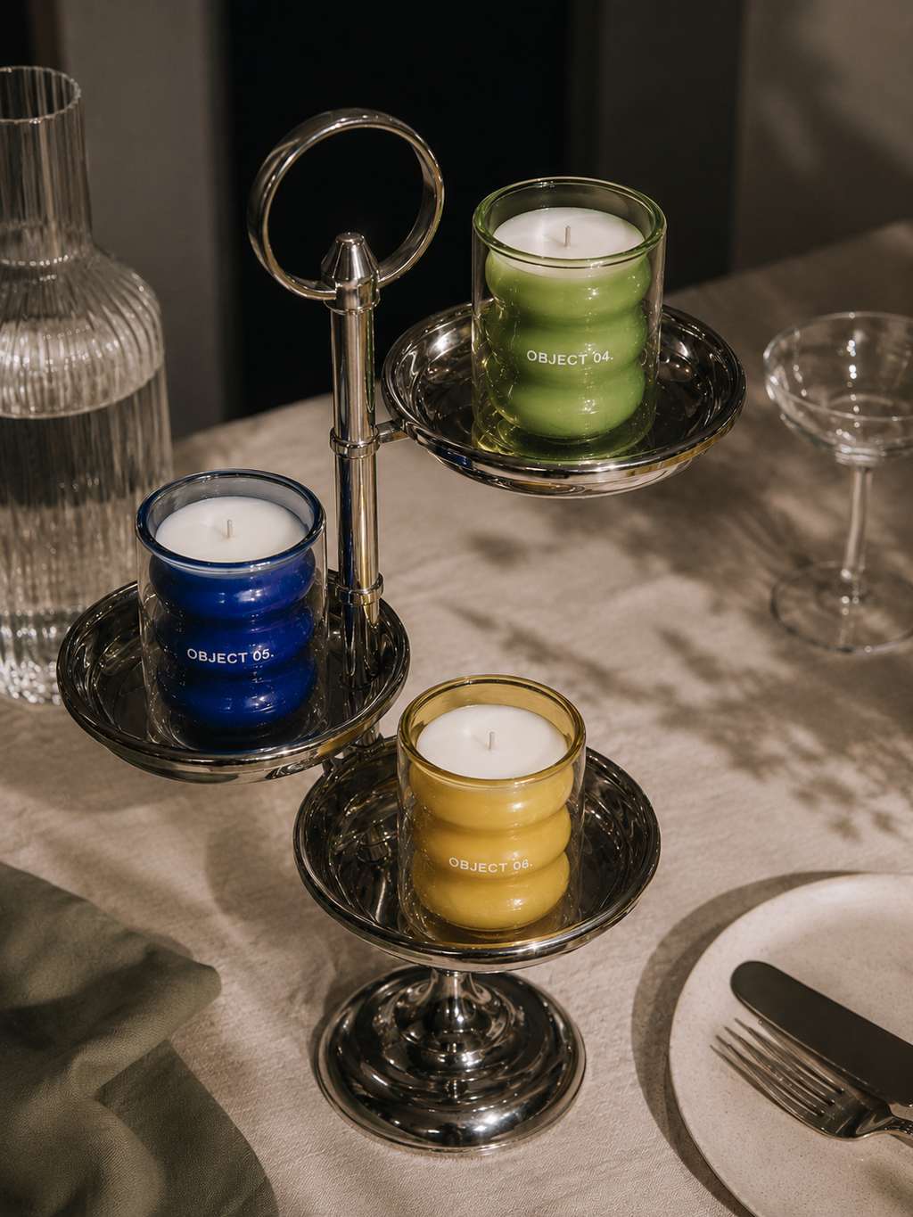 OBJECT 04 - Mint & Basil Scented Candle