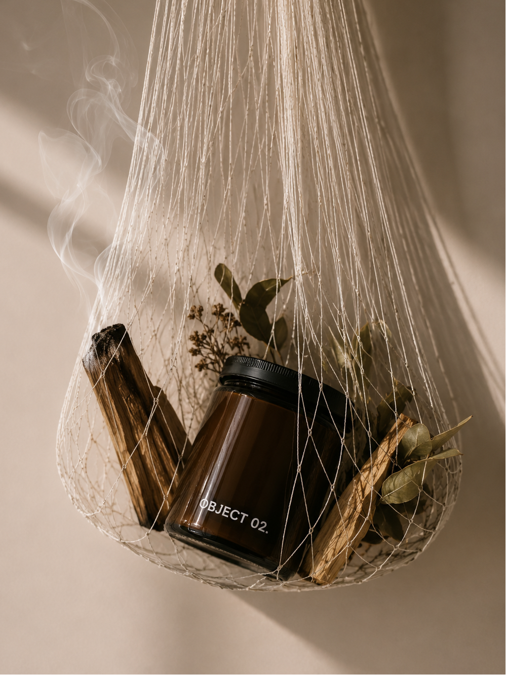 OBJECT 02 - Leather & Wood Scented Candle