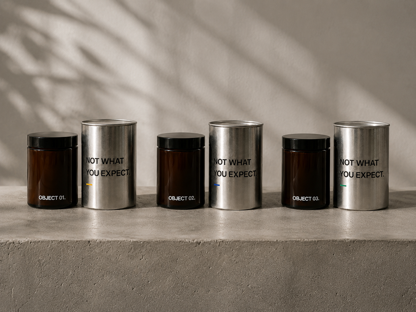 The Full Collection - Gift set 3 design candles handmade Paris - NOT WHAT YOU EXPECT.