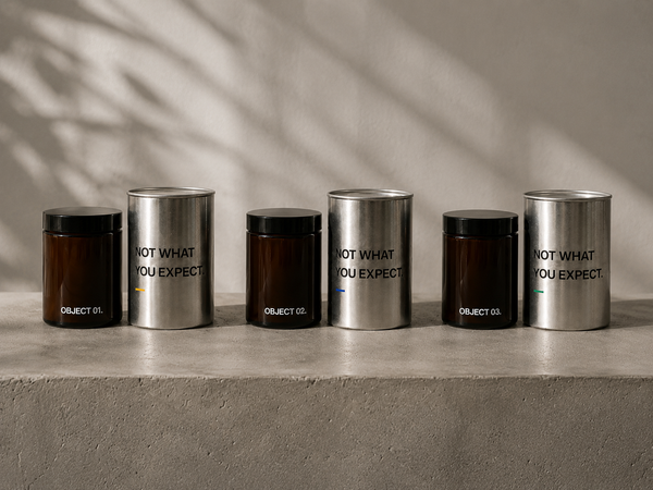 The Full Collection - Gift set 3 design candles handmade Paris - NOT WHAT YOU EXPECT.